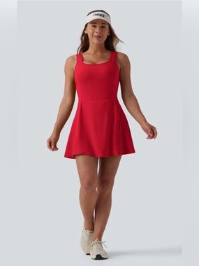 U Neck 2-in-1 Pocket Mini InstantCool Dance Active Dress-Easy Peezy Cups A-D